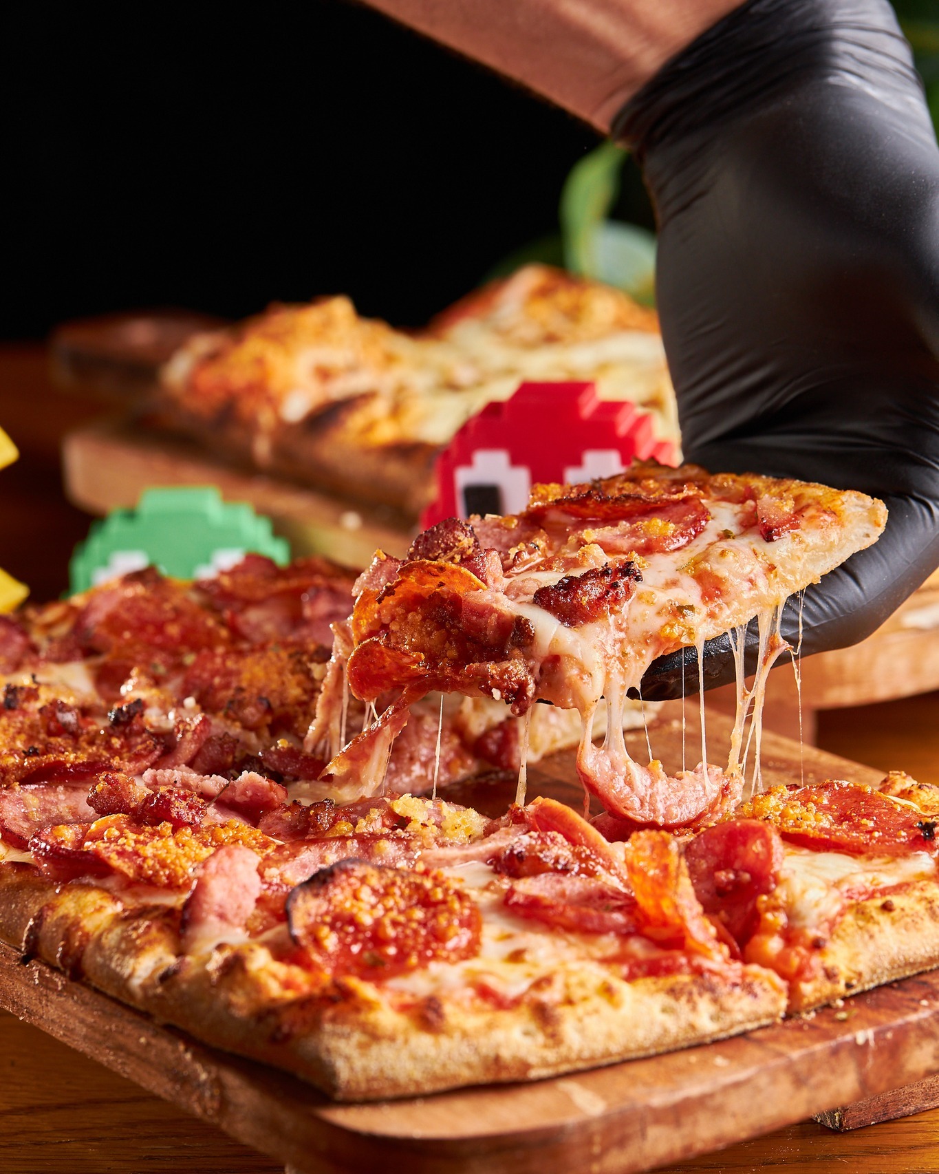 Meat Lovers Brazilian flatbread pizza